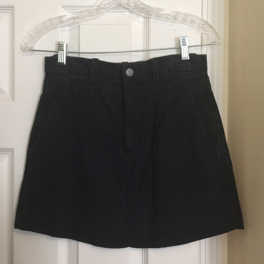 Joe’s Jeans Navy Suede Mini Skirt